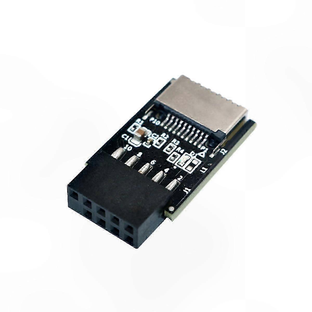 Interner Usb 2.0 9-pin Auf Typ-e Adapter, 5v Led-anzeige Für Die Frontplatte