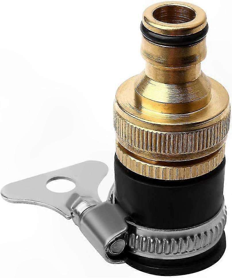Universeller Messinganschluss, 1/2" Bis 3/4" Runder Wasserhahnanschluss Für Gartenschläuche, Durchmesseradapter.