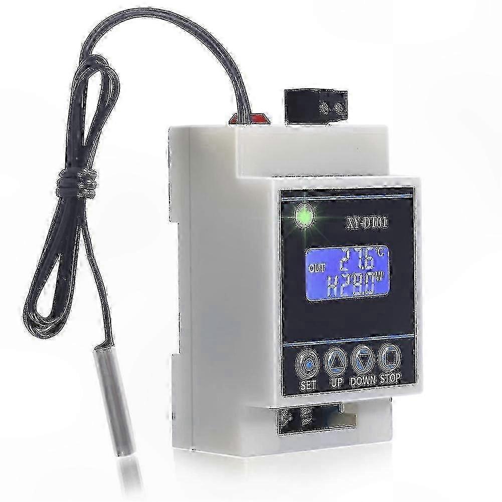 Digitales Lcd-thermostat Mit Wasserdichter Sonde, Temperaturregelung Von -40 °c Bis 110 °c