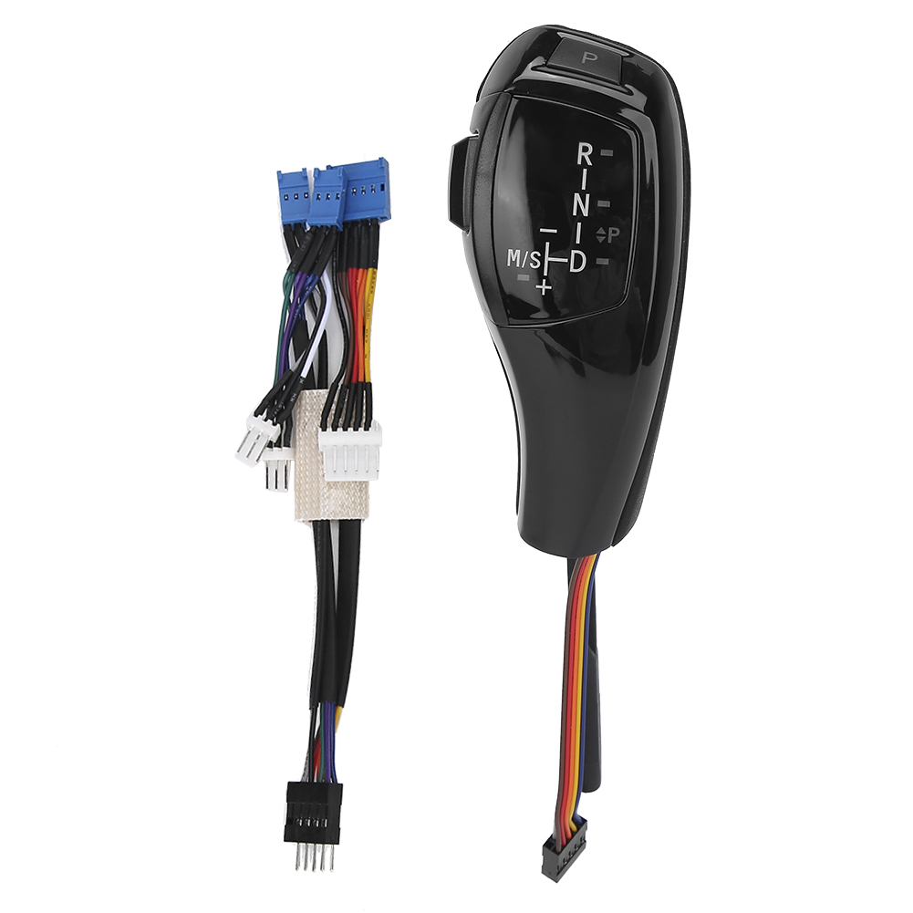 Led-elektrischer Lhd-automatik-schalthebel-nachrüstsatz, Glänzend Schwarz, Kompatibel Mit Bmw E46 E60 E61, F30-ausführung.