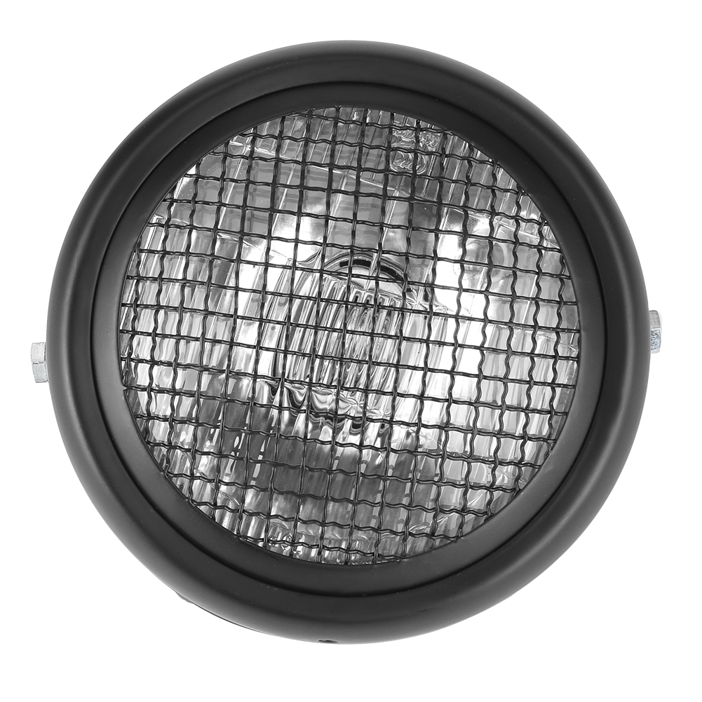 Retro-motorradscheinwerfer, 7 Zoll, 55 W, Halogen, Hohe Helligkeit, Klare Linse