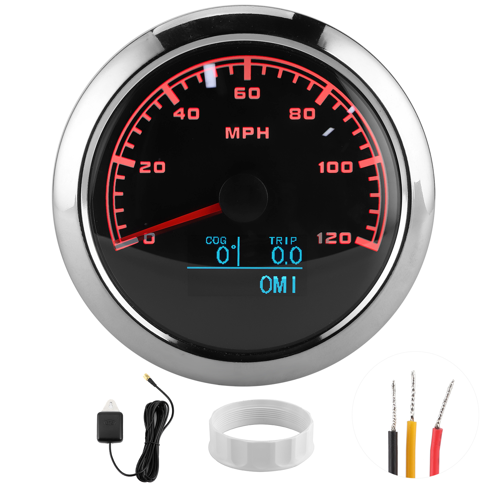 85-mm-hd-gps-tachometer Für Boot, Yacht, Motorrad, Auto – 120-mph-armaturenbrett-kilometerzähler