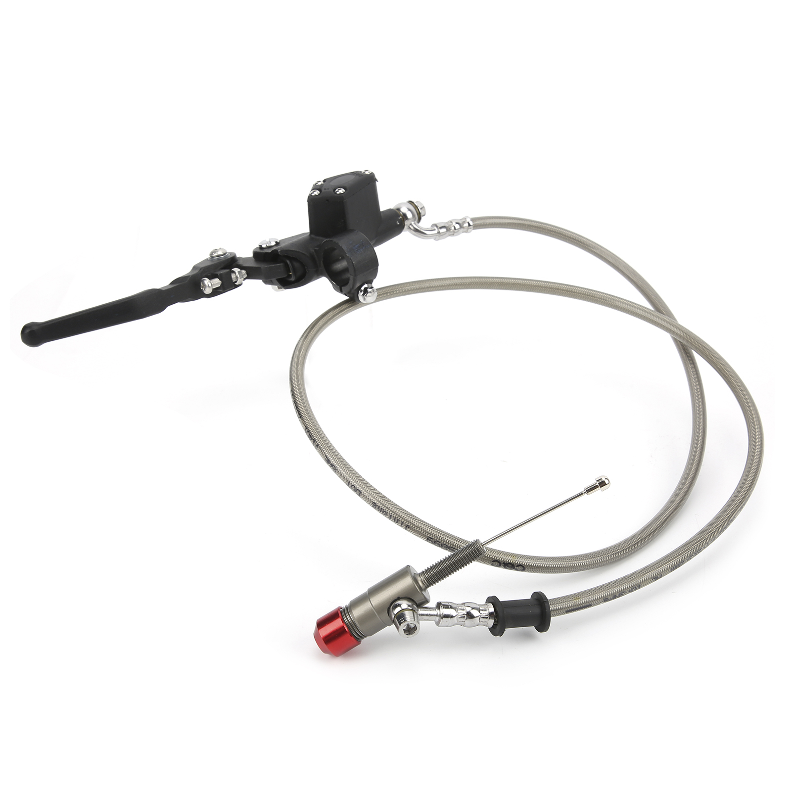 Hydraulischer Kupplungs- Und Bremshebel (7/8 Zoll) Mit 120 Cm Langem Kabel Für 125 Cm³ Bis 250 Cm³ Große Offroad-motorräder Und -roller