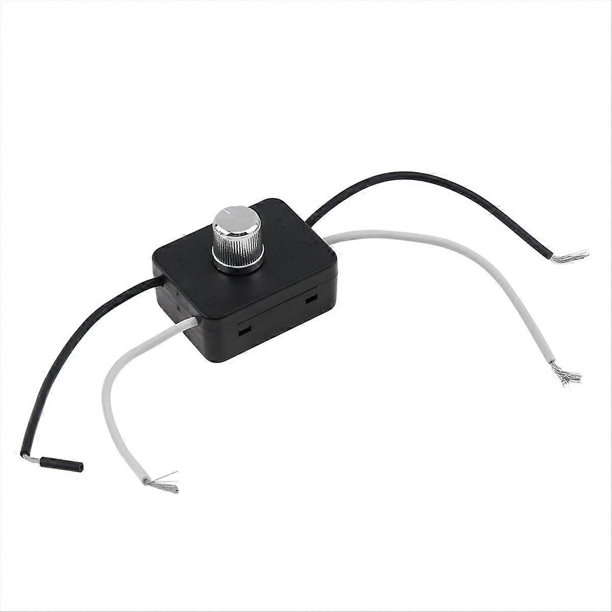 Einbaudimmer Mit Drehdimmer, 120v Kombi-set Für Deckenleuchten, Drehknopfdimmer, Dimmbarer Schalter, Montagebox Inklusive, Wandlichtsteuerung, 120 Volt, Für Den Wohnbereich.