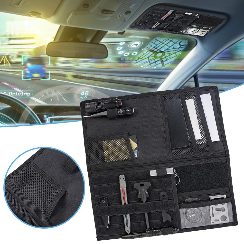 Verstellbare Halterung Für Die Sonnenblende Im Auto, Aufbewahrungstasche Für Sonnenbrillen, Robuster Zubehör-organizer, Verstellbare Schutztasche