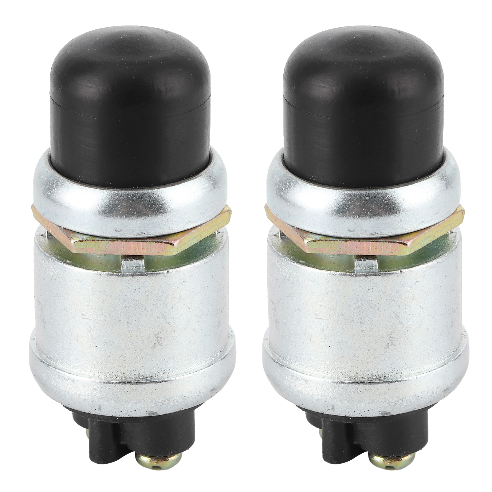 2 Stück Spst-motorstartschalter, Wasserdichter Druckknopf, 50 A, 12 V, Für Auto Und Boot