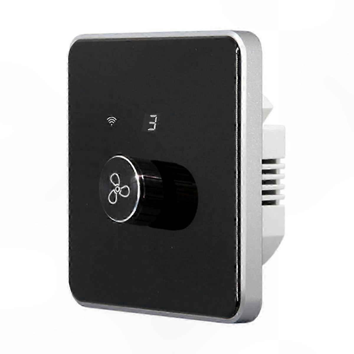 Wlan-deckenventilatorschalter, 5 Geschwindigkeitsstufen, Drehknopf, Alexa-kompatibel, Eu-standard, Intelligente Fernbedienung Für Den Heimgebrauch.