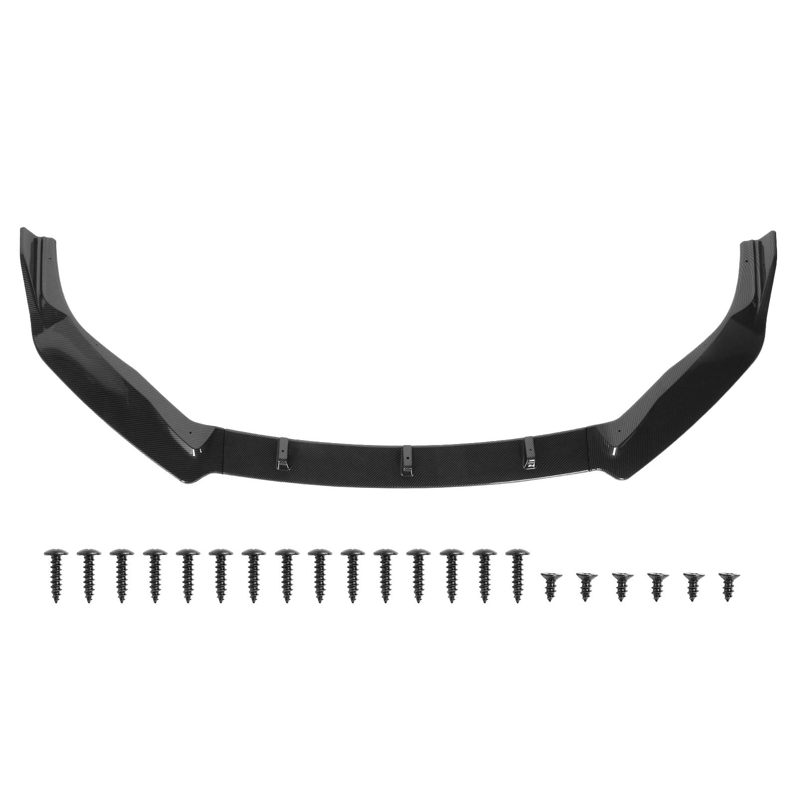 Dreiteilige Frontstoßstangenlippe In Carbonfaser-optik, Kompatibel Mit Nissan Sylphy/sentra 2016-2019