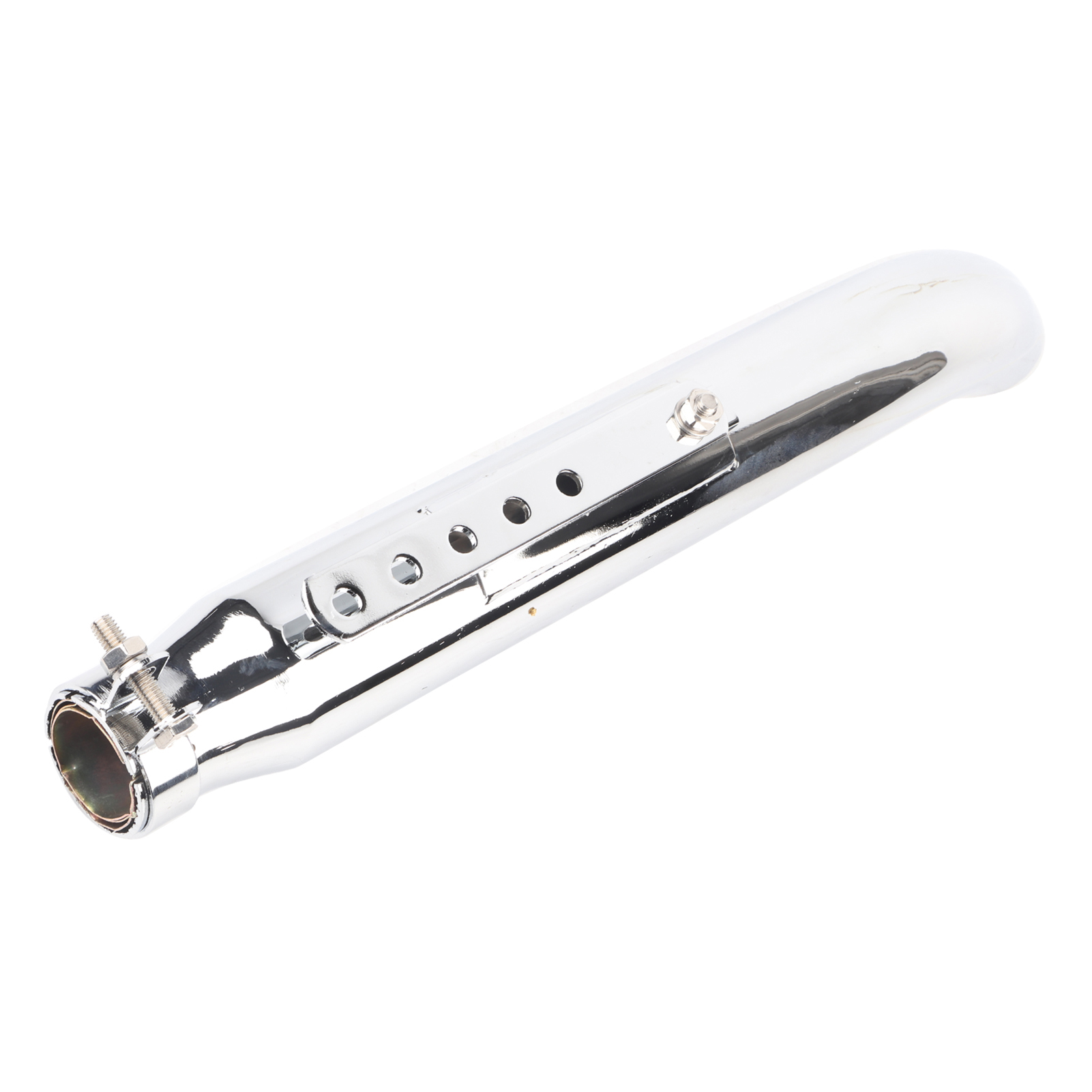 Universeller Auspuffschalldämpfer Für Retro-motorräder, Galvanisiert, Mit 35/39/43-mm-reduzierstück.