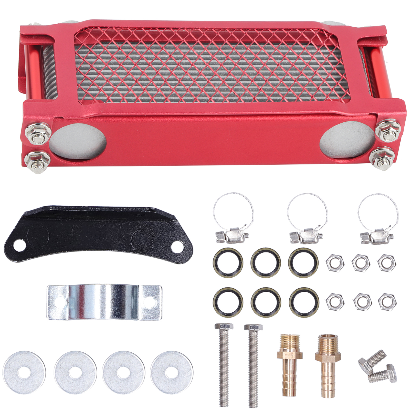 Universeller Motorölkühler-bausatz Für 100-250 Cm³ Motocross-motorräder, Quads Und Atvs.