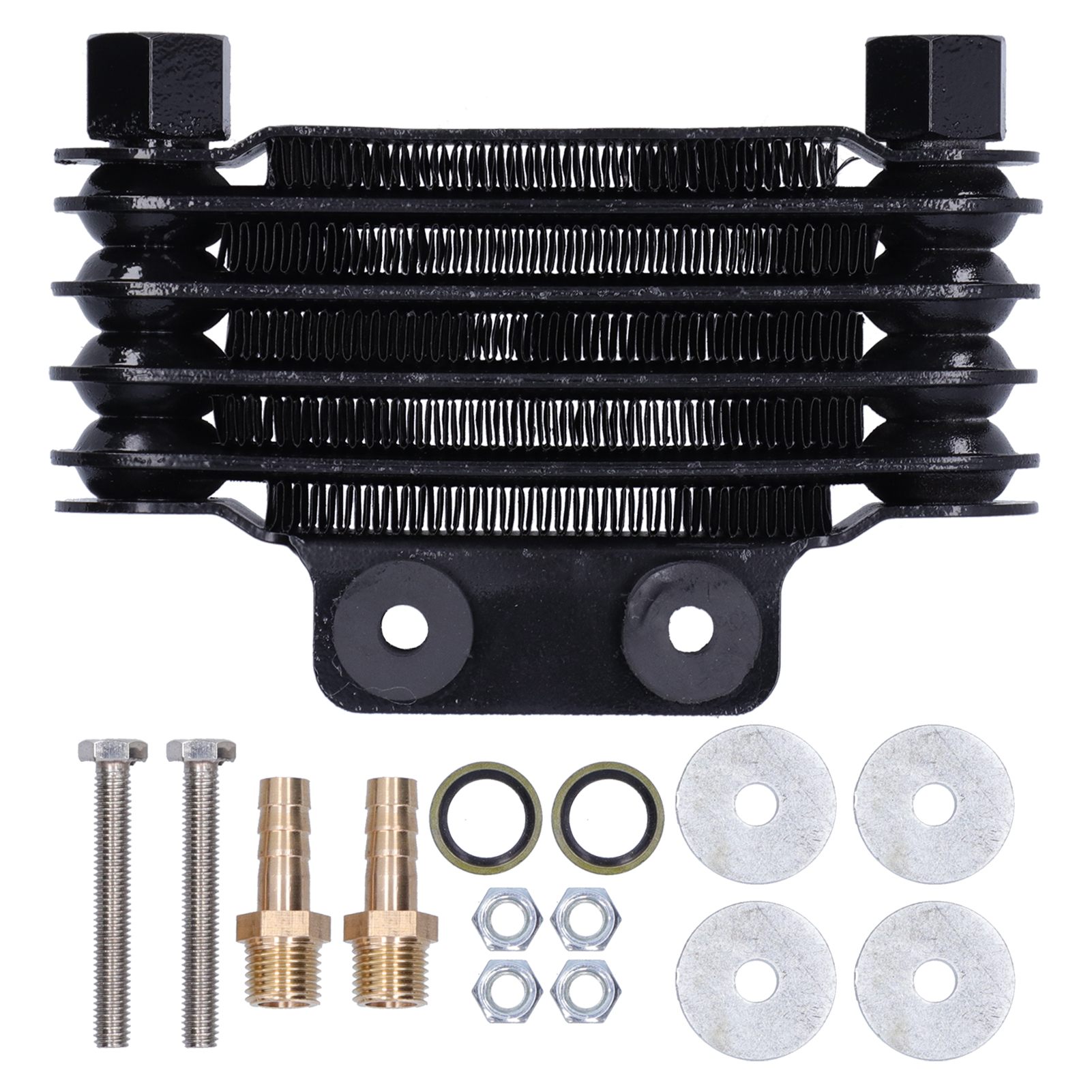 Universeller Motorölkühler Für Motorräder, Atvs Und Dirtbikes Mit 125-250 Cm³ Hubraum, Kühlzubehör.
