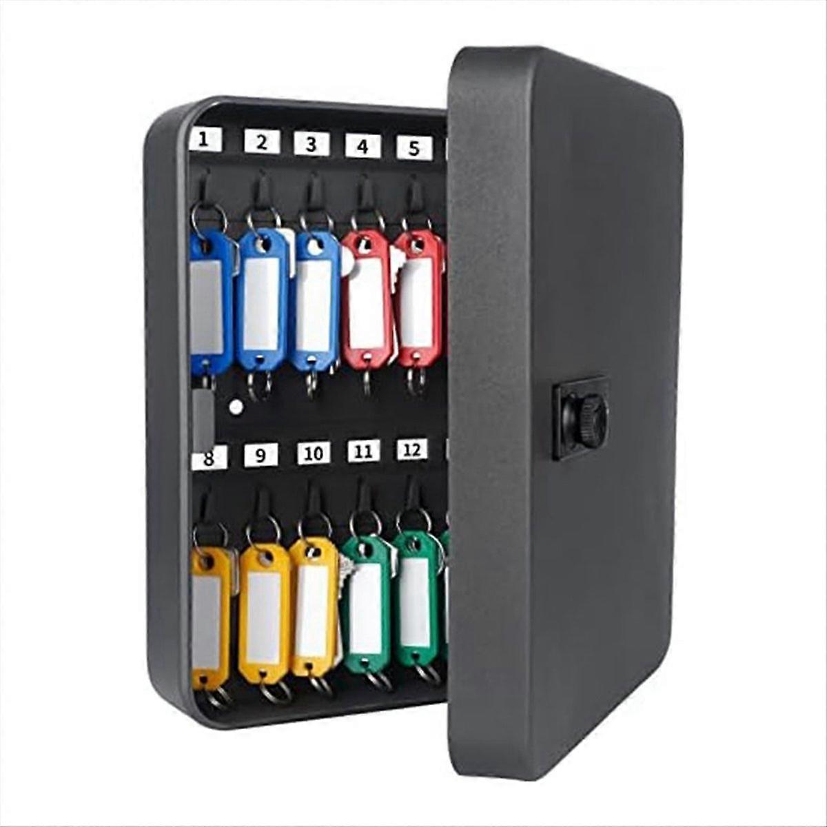 Wandmontierter Schlüsselsafe Mit Zahlenschloss, Schlüsselaufbewahrungsfach, Sicherer Verriegelung, Wandmontage Inklusive, Robustes Material, Standardmodell, Ideal Für Zuhause Oder Büro.