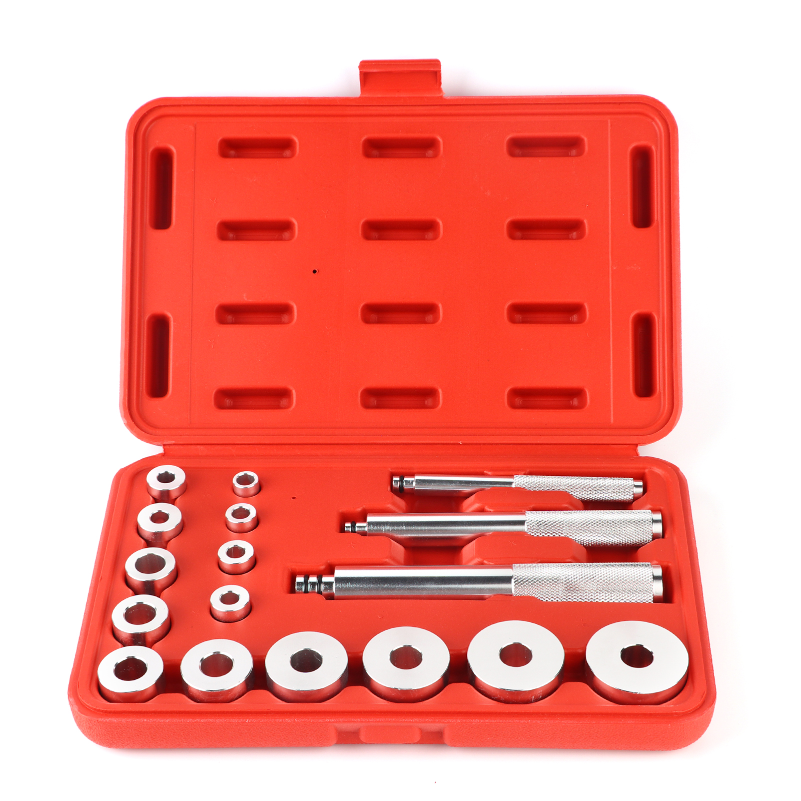 17-teiliger Aluminium-radlager- Und Dichtungssatz – Roter Autokoffer