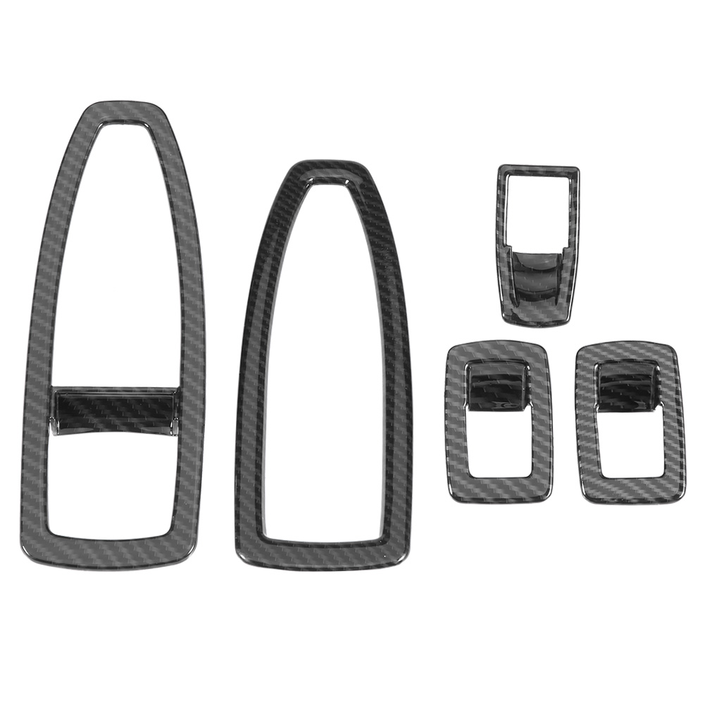 5-teilige Fensterheberschalter-rahmenverkleidung In Carbonfaser-optik Für Bmw 3er F30 (2013-2018)
