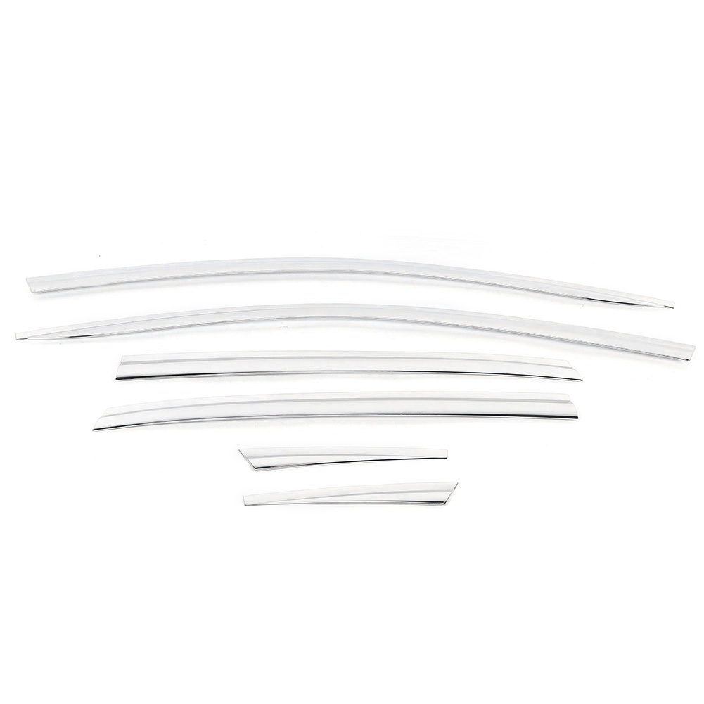 6-teiliges Set Galvanisierter Sonnen- Und Regenabweiser Für Honda Cr-v 2012–2016 Fenster – Windabweiser, Visiere, Schutzblenden