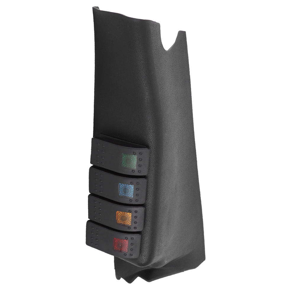 Schalterfeld An Der A-säule Mit 4 Leds, Kompatibel Mit Jeep Wrangler 2007-2017