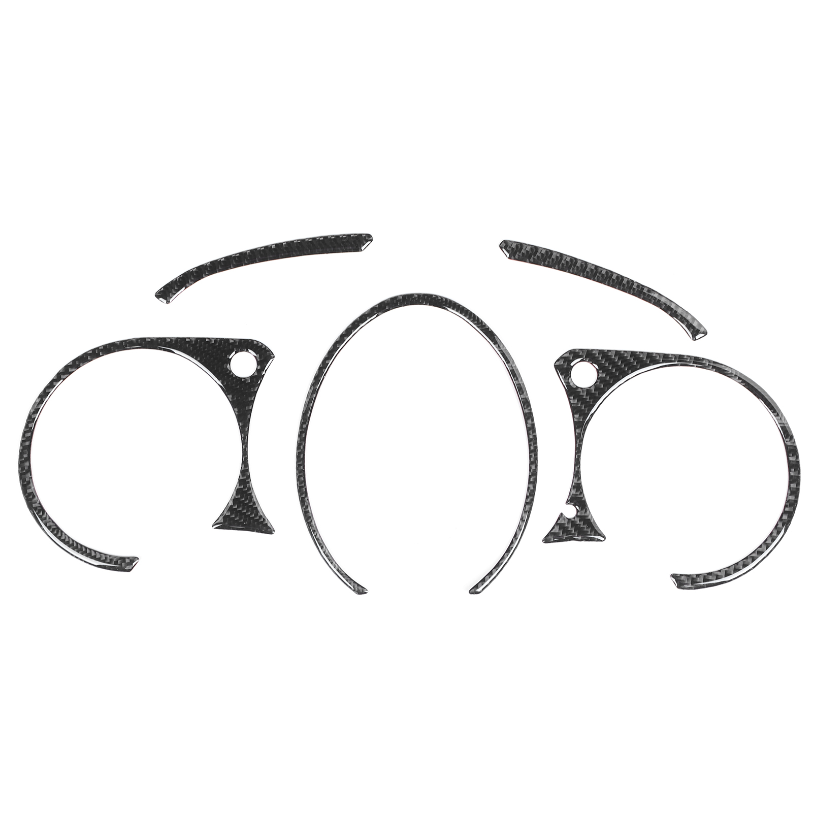 5-teiliges Armaturenbrett-zierteil Aus Kohlefaser Für Nissan 370z Z34 2009-2020