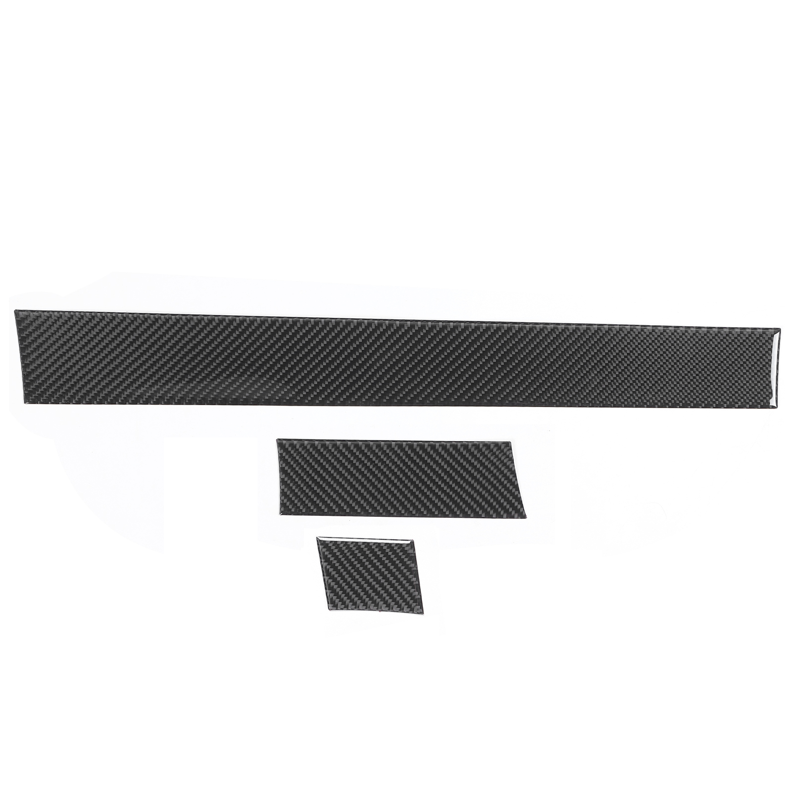 3-teiliges Armaturenbrett-zierteil Aus Kohlefaser Für Bmw 5er E60 E61 (2004–2010), Dekorative Abdeckung