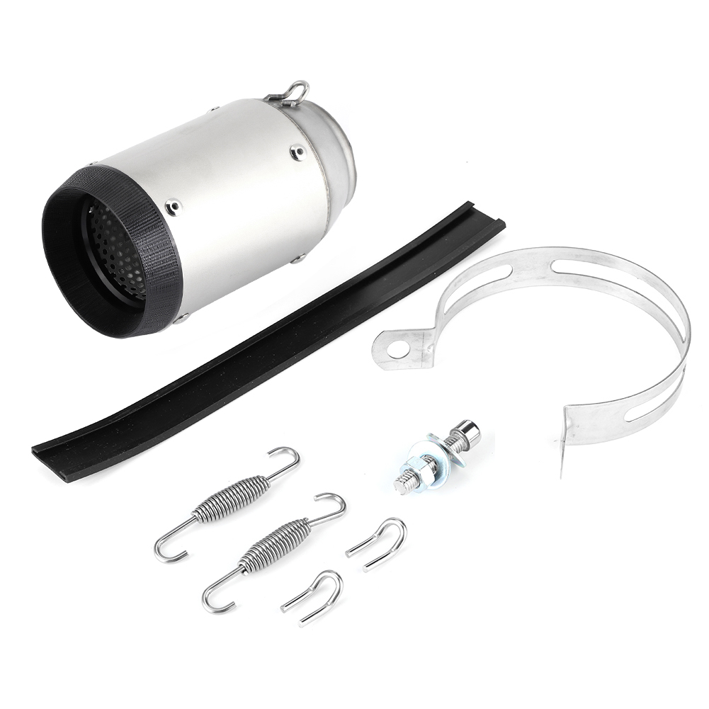 60-mm-universal-motorrad-rundauspuff Hinten, Kompatibel Mit Kawasaki Z900, Z1000, Ninja 250 Und 400