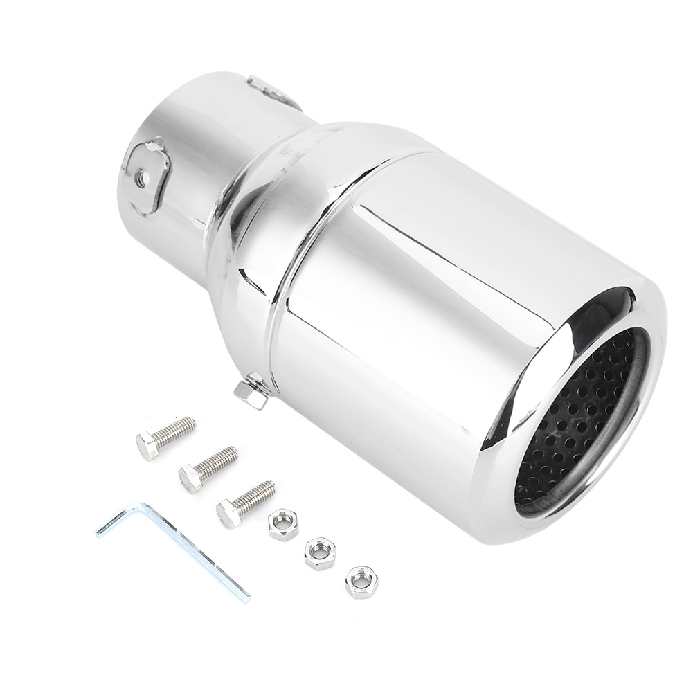 Verstellbares Universelles 64-mm-auspuffendrohr Für Endschalldämpfer, Schalldämpferauslassrohr, Fahrzeugmodifikation.