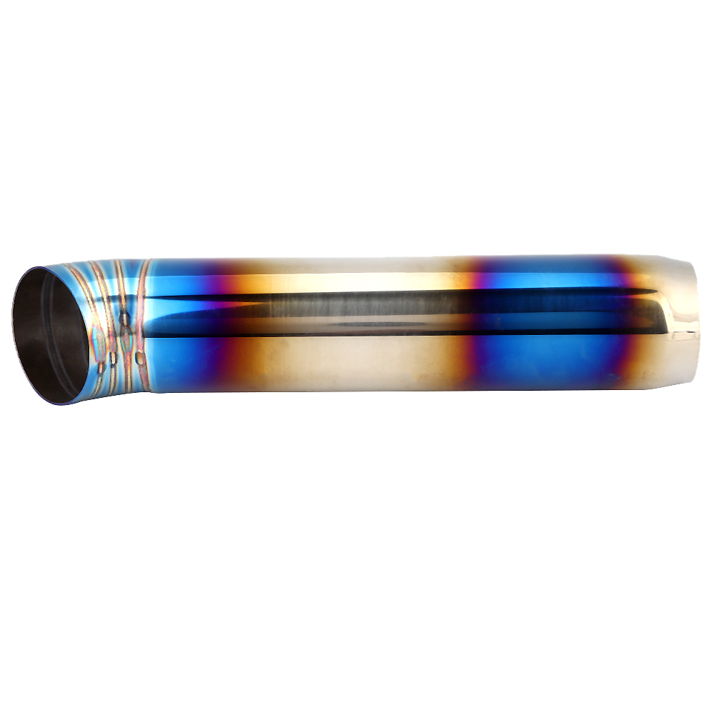Universelles 76-mm-/3-zoll-auspuffrohr Für Autos, Einlass- Und Auslassspitze, Rohrförmiges Zubehör.
