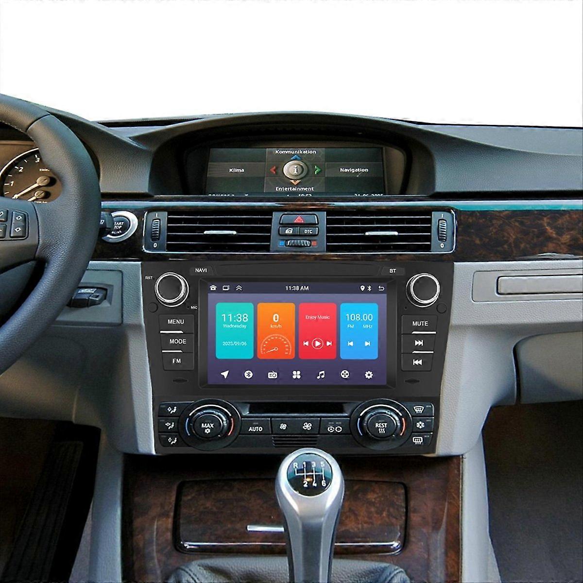 Autoradio Mit Gps, Bluetooth Und Fm Für Bmw 3er E90, Multimedia-player Mit Bildschirm, Freisprecheinrichtung Und Integriertem Navigationssystem.