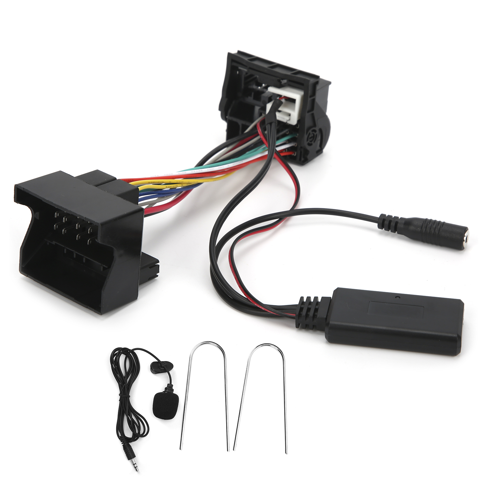 12-poliges Bluetooth-stereo-audio-adapterkabel Mit Aux-in Und Mikrofon, Kompatibel Mit Peugeot 207, 307, 407 Und 308