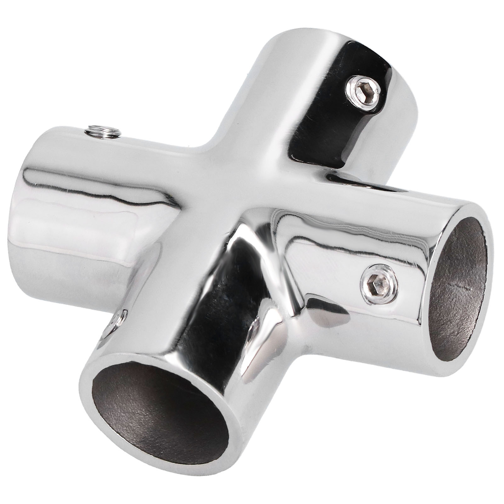 Rohrverbinder Aus Edelstahl 316 Für Bootsreling, Hochbelastbarer 4-wege-kreuzverbinder