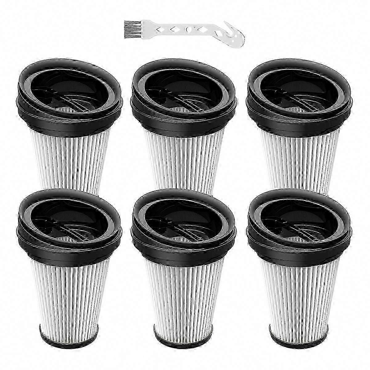 6 Ersatzfilter Für Grundig 2-in-1 Akku-stielstaubsauger Vch9829, Vch9832, Vch9630, Vch9631, Vch9632, Ersatzteilset