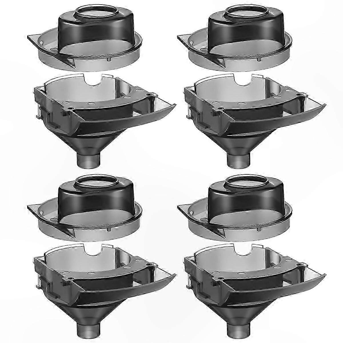 Ersatztrichter Und Deckel Für Babymilchpulverspender, Kompatible Teile, 4er-set, Ersatzzubehör, Praktisch Und Hygienisch.