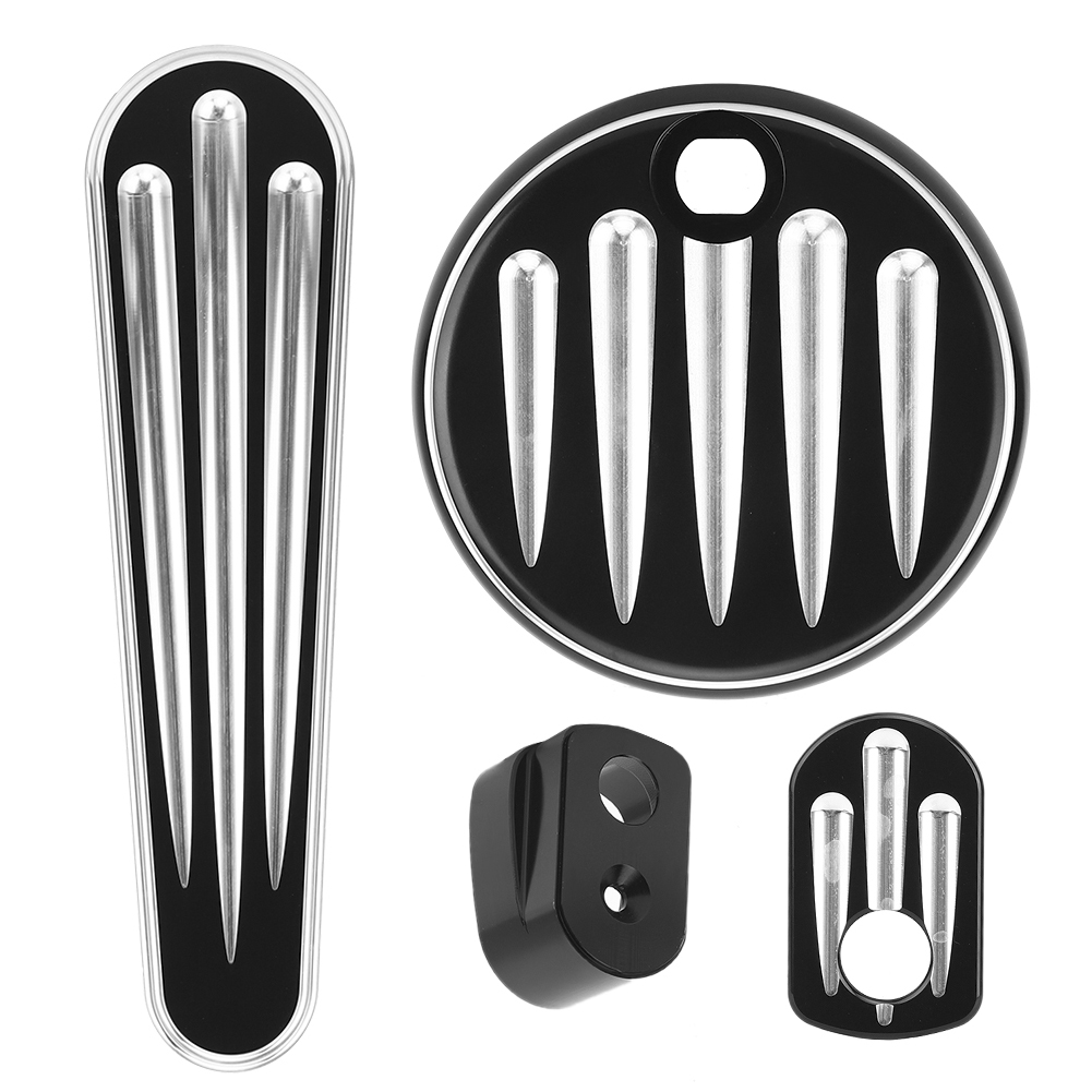 Tankdeckel-set, Armaturenbretteinsatz Und Zünddeckel Im Streifen-design, Kompatibel Mit Flhx / Flht / Fltr / Flhtcutg