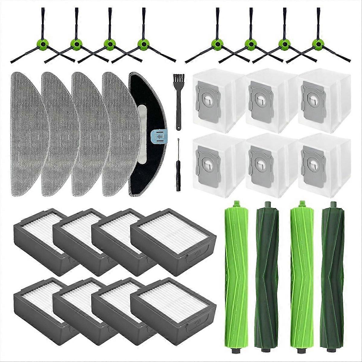 Ersatzteile Für Den Staubsauger Combo J5+ I5+ Plus, Kompatibles Ersatzzubehör, Roboter-reinigungsset, Filter Und Bürsten, Universelles Wartungsset, Ideal Für Hartböden Und Teppiche.