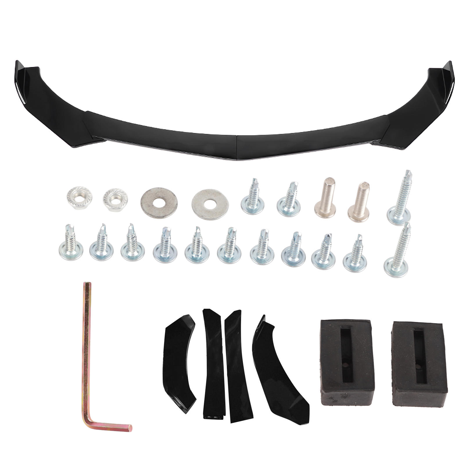 Frontstoßstangenspoilerlippe, Bodykit, Glänzend Schwarz, Universell Kompatibel Mit Vauxhall Und Opel