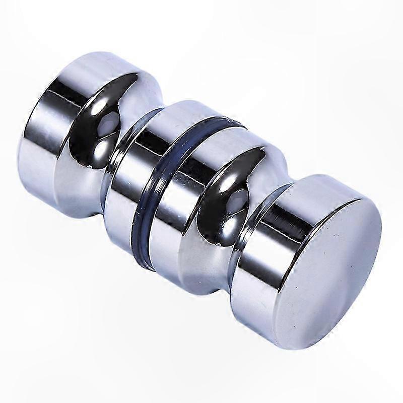Verchromter Aluminium-zuggriff Für Dusche Und Badezimmer, Format 62x30mm, Robustes Und Feuchtigkeitsbeständiges Modell.