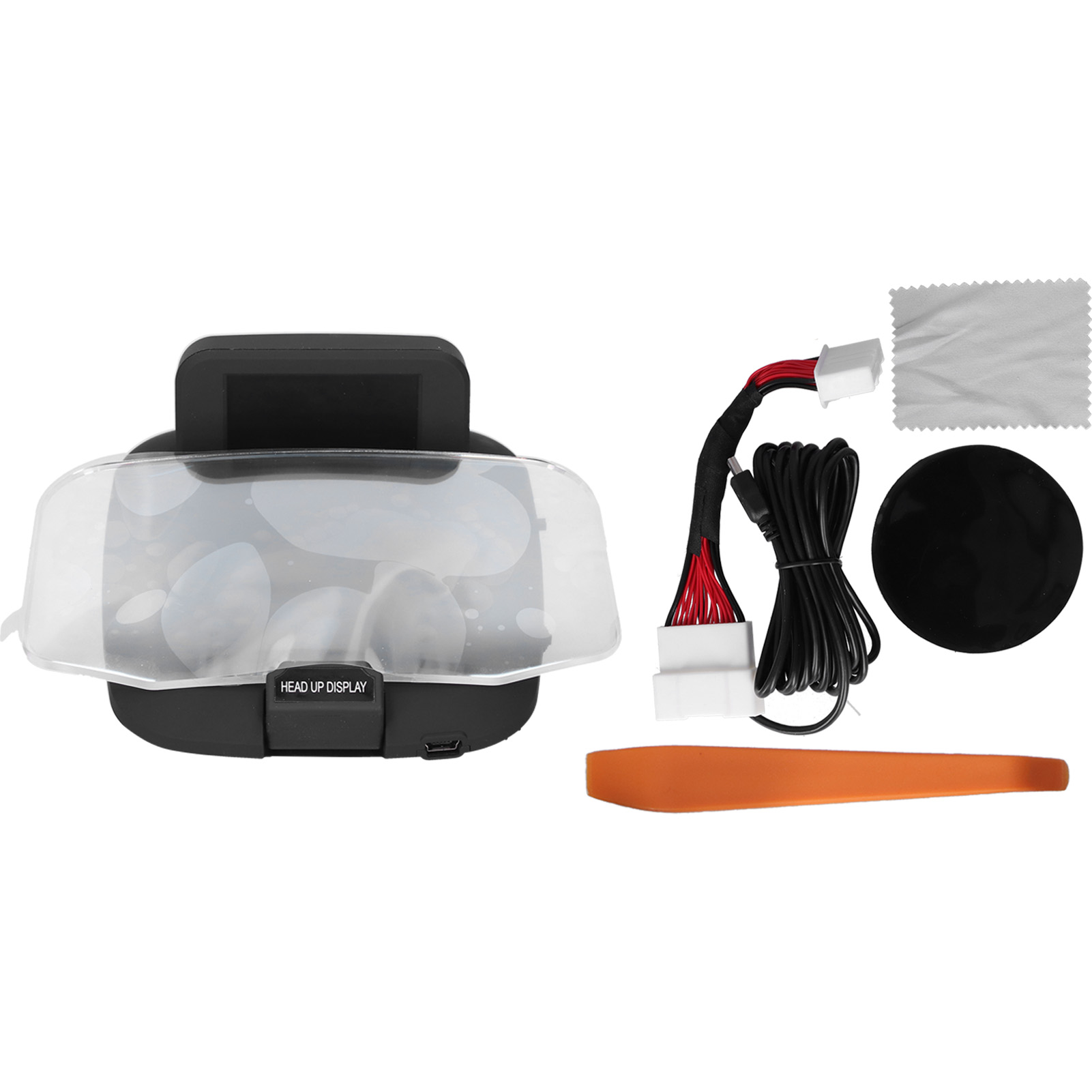 Head-up-display (12v) Mit Obd2-anschluss, Gps-geschwindigkeitsanzeige Für Die Windschutzscheibe Und Antirutschmatte, Kompatibel Mit Tesla Model 3 Y