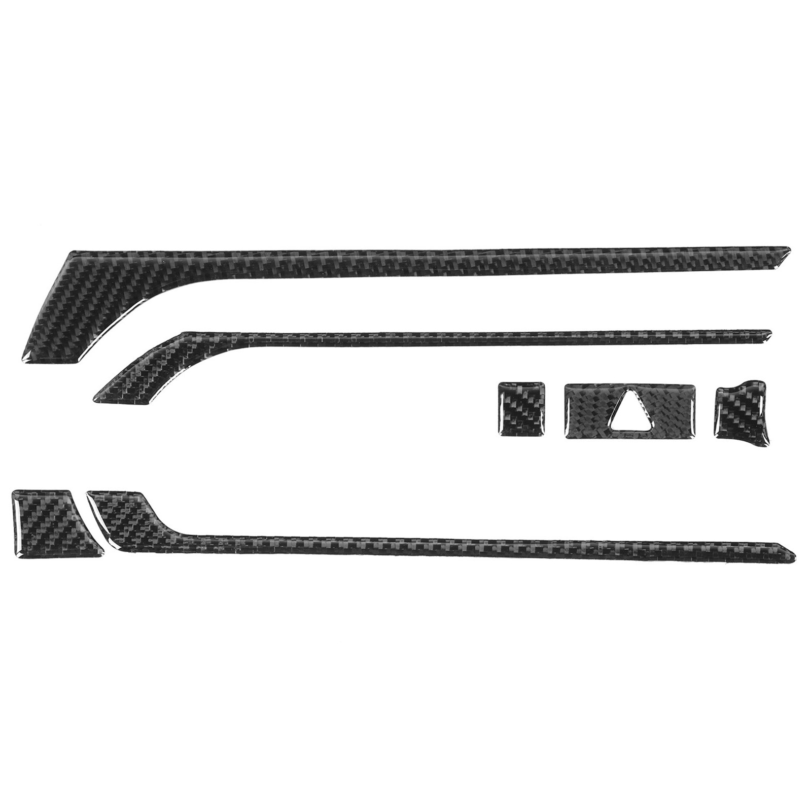 7-teiliges Zierleisten-set Für Die Mittelkonsole Mit Luftauslass Aus Kohlefaser, Kompatibel Mit Mazda Mx-5 Nd/roadster Nd 16-20 Rhd