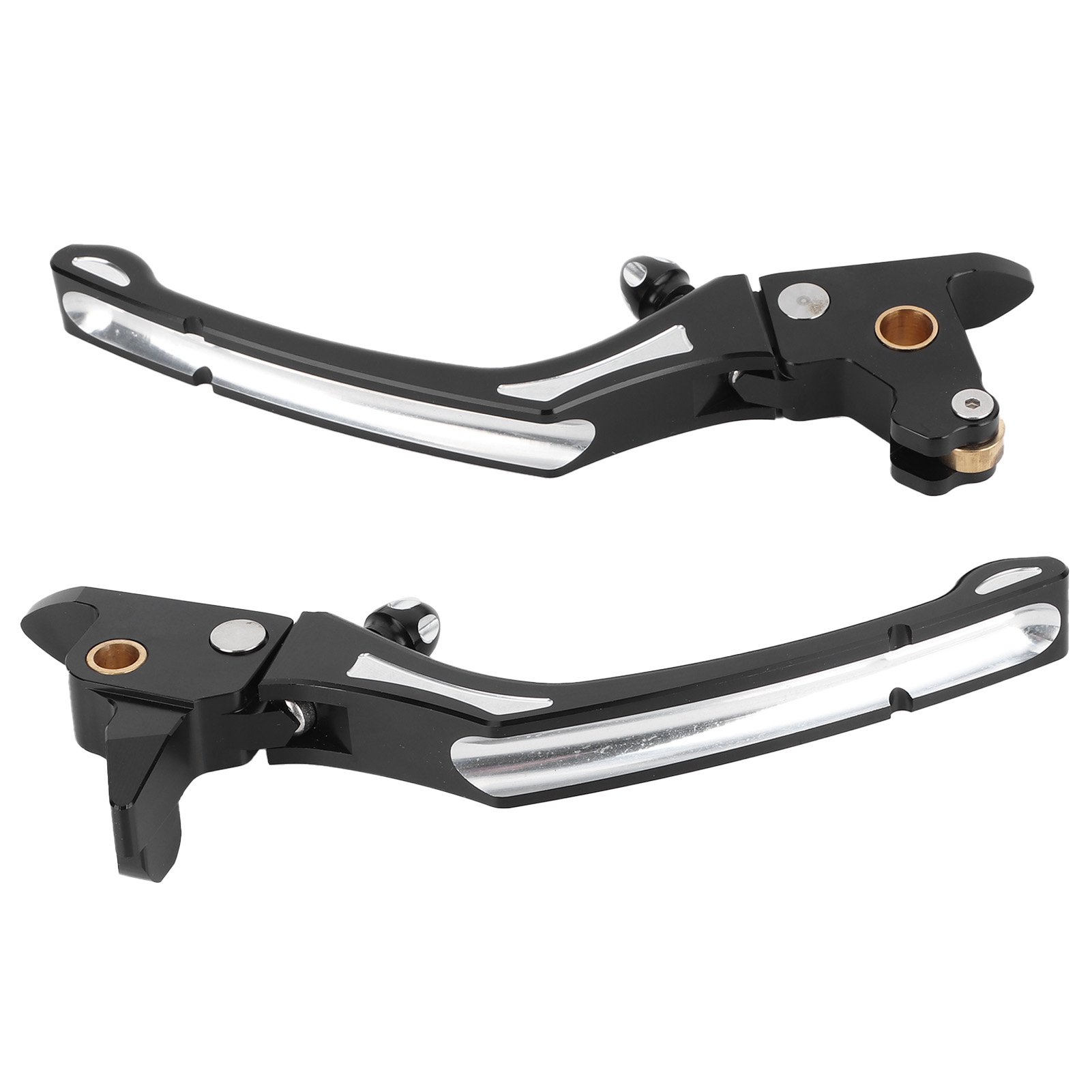 2 Stück Aluminium T6 Motorrad-brems- Und Kupplungshebel Zubehör Für Touring Flht 2014-2016