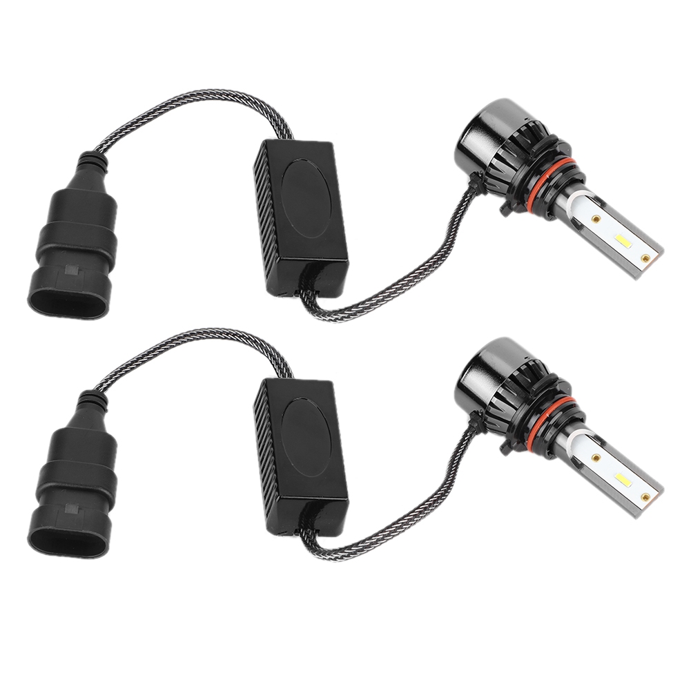 2x Hb4 H16 9006 60w 6000k Hellweiße Led-lampen Mini-autoscheinwerfer L8