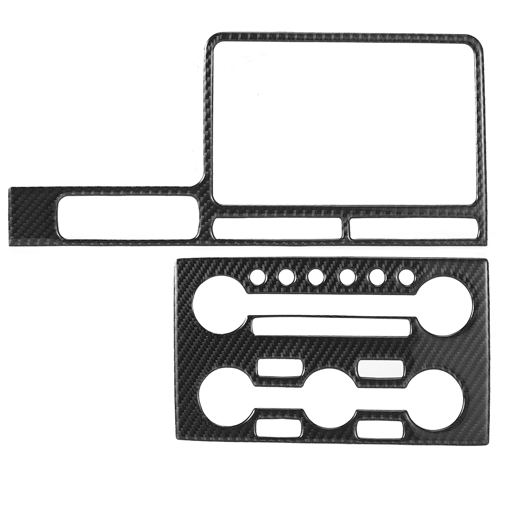 2-teiliges Set Navigationsblenden Aus Kohlefaser Für Nissan Gtr R35 2008-2016 Mittelkonsole