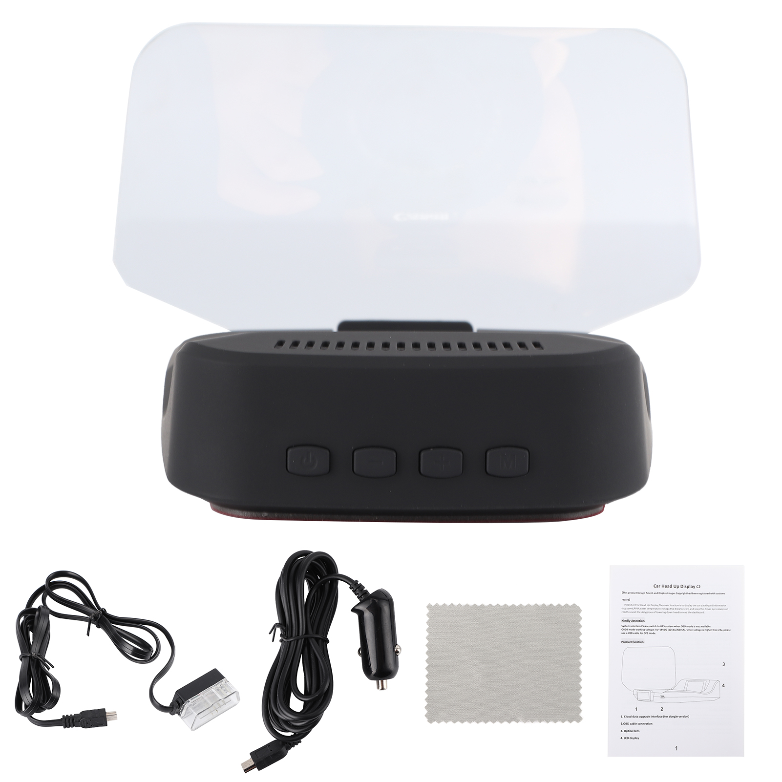 Obd2 + Gps Digitales Head-up-display Für Autos, Universeller Geschwindigkeitsprojektor Mit Hud-system
