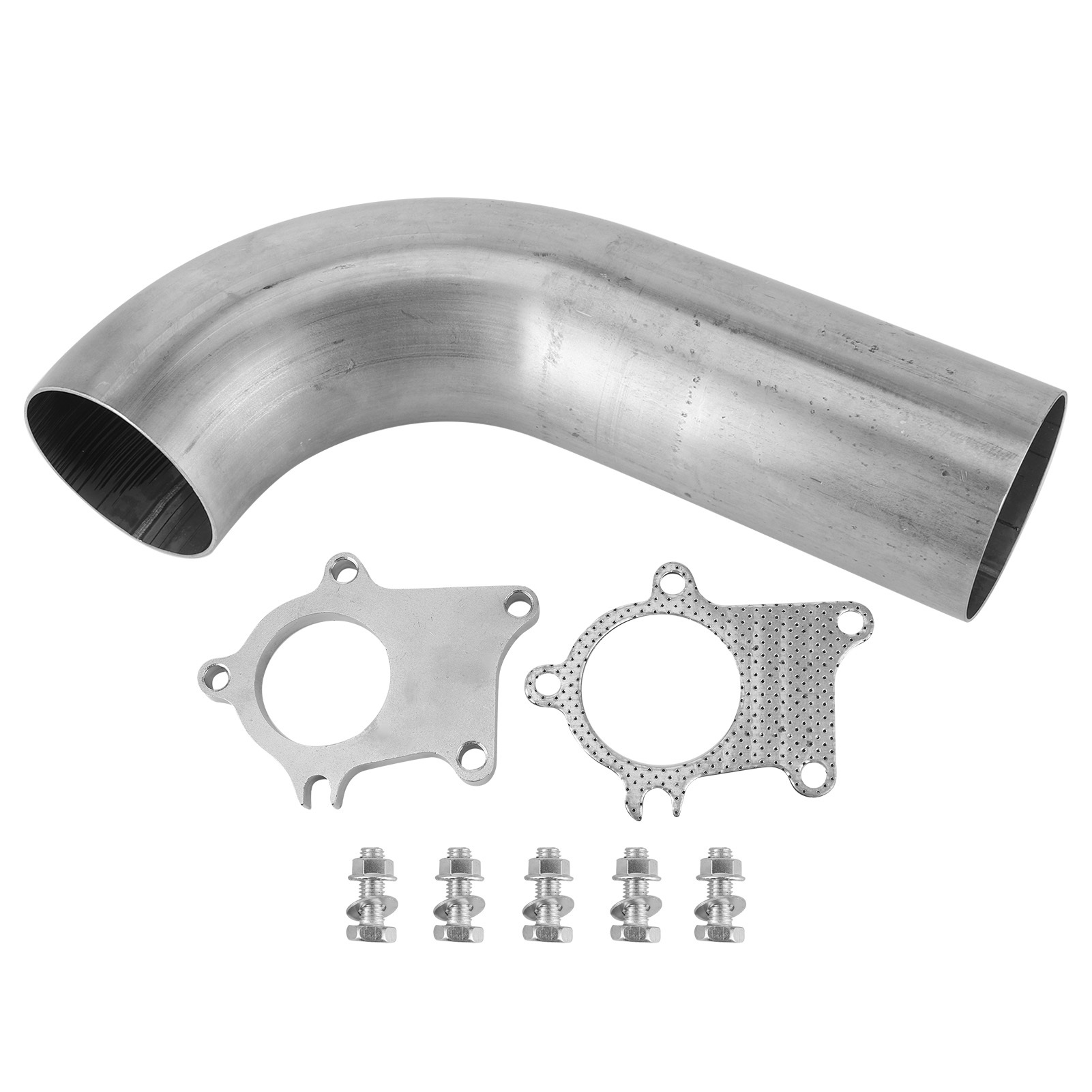 2,5-zoll-turbo-downpipe, 90-grad-edelstahl-auspuffkrümmer Für 5-loch-t3/t4-turboflansch