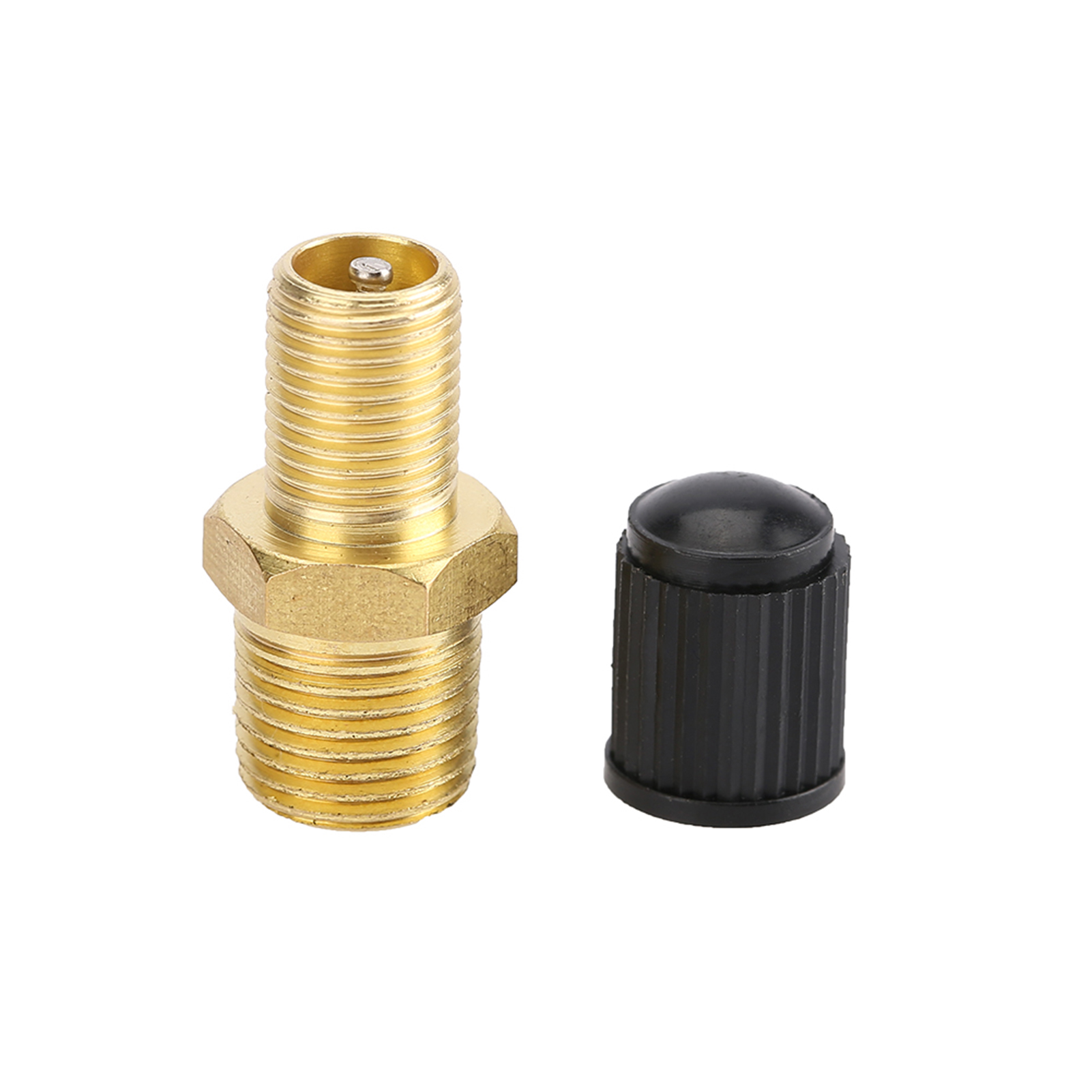 2 Messing-luftkompressor-tankfüllventile, 1/4 Zoll Npt Mpt, 2 Stück