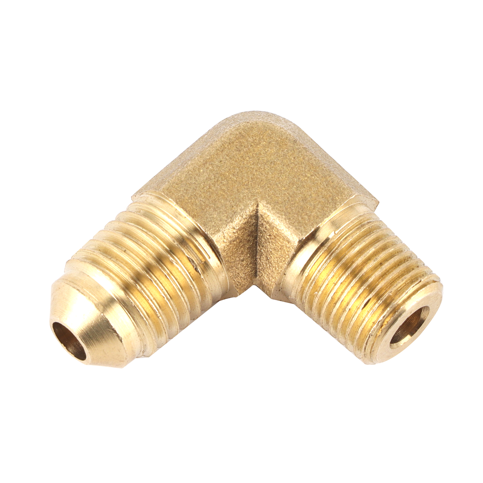 90°-außengewindeanschluss Aus Messing, 4 An Auf 1/8 Npt-gewinde, Korrosionsbeständiger Schlauchadapter.