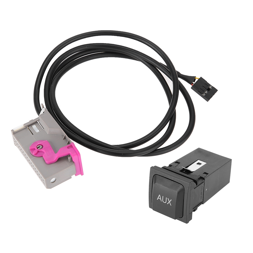 32-poliges 3,5-mm-aux-eingangskabel Für Audi-autoradios, Rns-e-kompatibler Cd-audio-line-adapterstecker