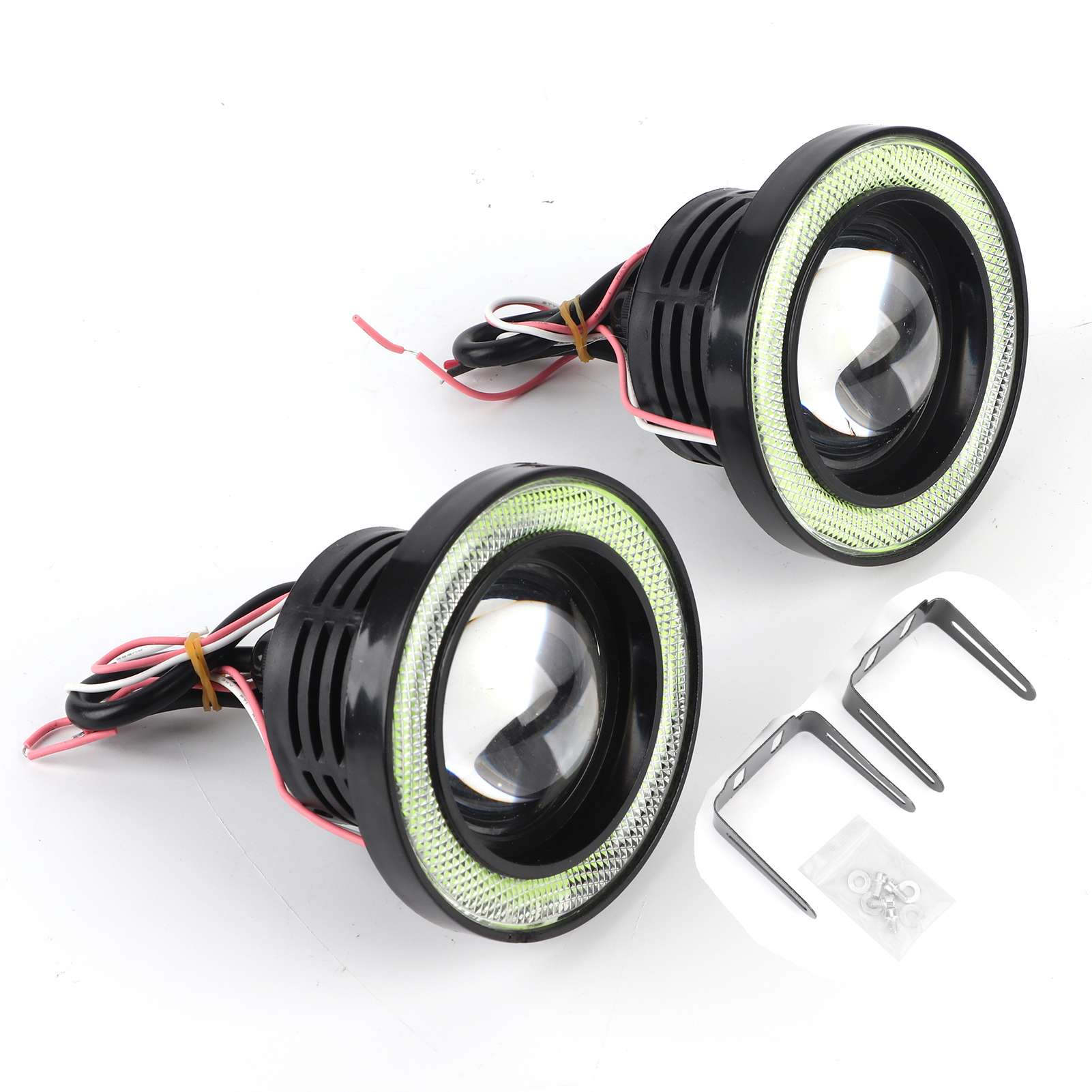 30-w-led-antibeschlaglampe, 89 Mm Grüne Apertur, Cob-tagfahrlicht, Wasserdicht, Auto-modifikationsteile