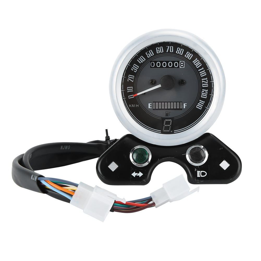 Multifunktionaler Retro-led-tachometer Für Cg125-motorrad, Integrierte Tankanzeige, Armaturenbrettinstrument
