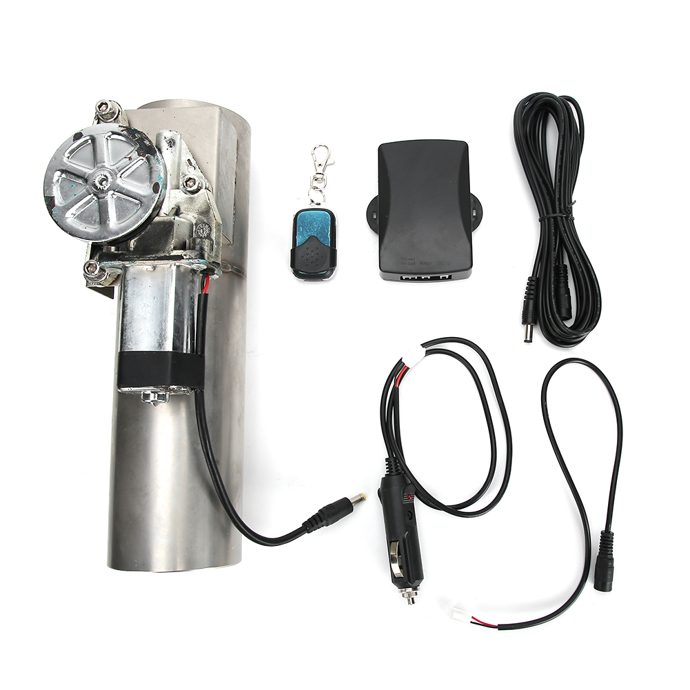 Universelles Umbauset Mit 3-zoll-elektro-auspuffklappe Rechts, I-pipe-catback-abschaltsystem Und Drahtloser Fernbedienung