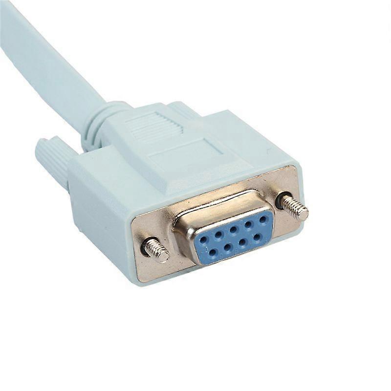 1,8 Meter Langes Serielles Netzwerkadapterkabel Mit Com-buchse Für Router, Db9-stecker, Robuste Peripherieverbindung, 180 Cm Länge, Kompatibel Mit Computergeräten, Stabiles Und Zuverlässiges Verbindun