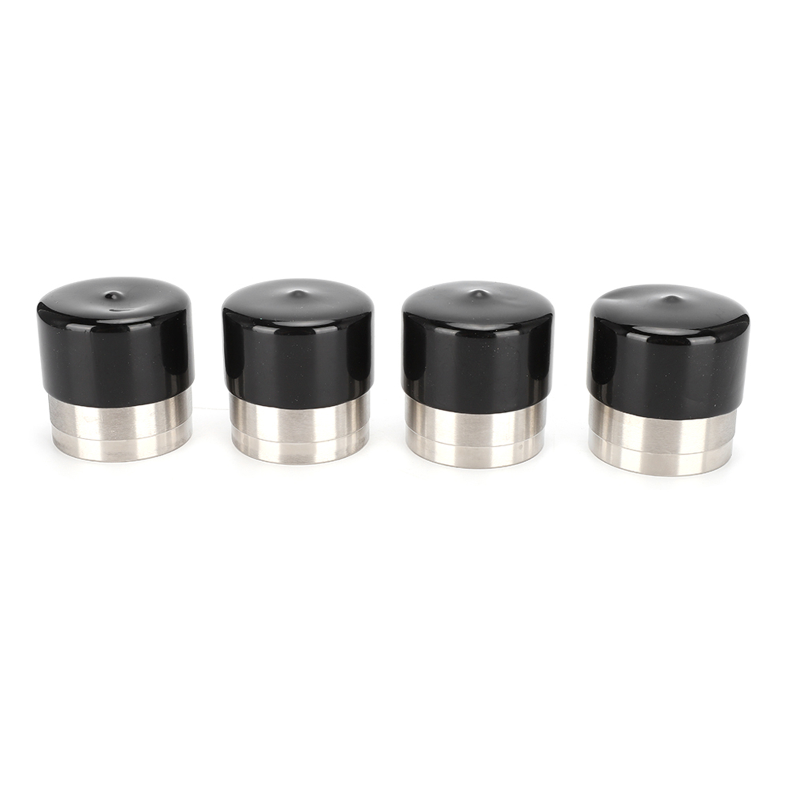 4 Edelstahl-bootstrailerräder, 5 Cm, Mit Schutzabdeckung