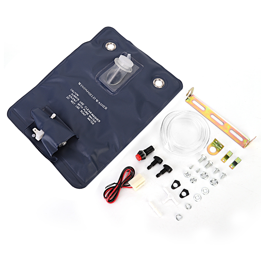Universelle 12v-scheibenwaschpumpe Mit Flexiblem Behälter, Set Geeignet Für Oldtimer 151286776374